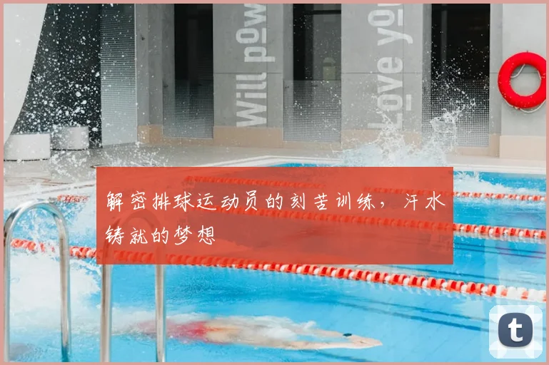 解密排球运动员的刻苦训练，汗水铸就的梦想