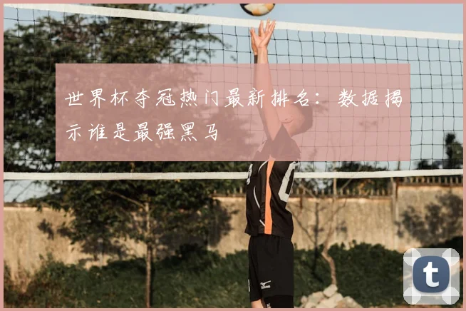 世界杯夺冠热门最新排名：数据揭示谁是最强黑马