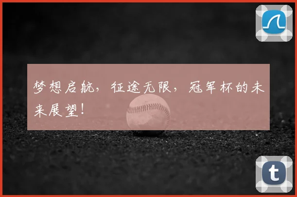 梦想启航，征途无限，冠军杯的未来展望！